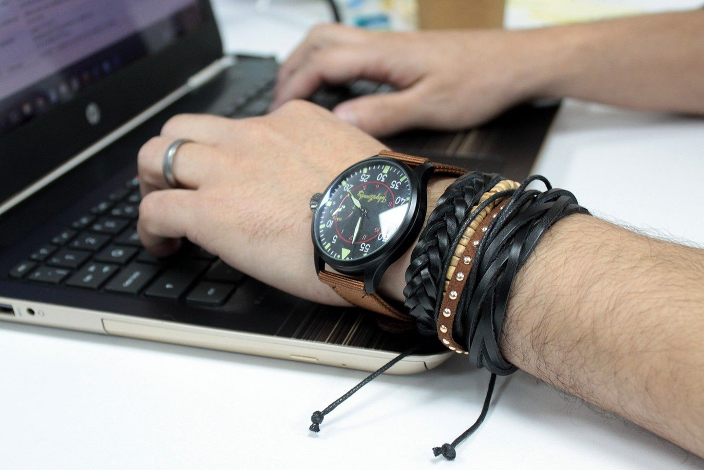 Pulsera de Hombre - Azuladas (color aleatorio)