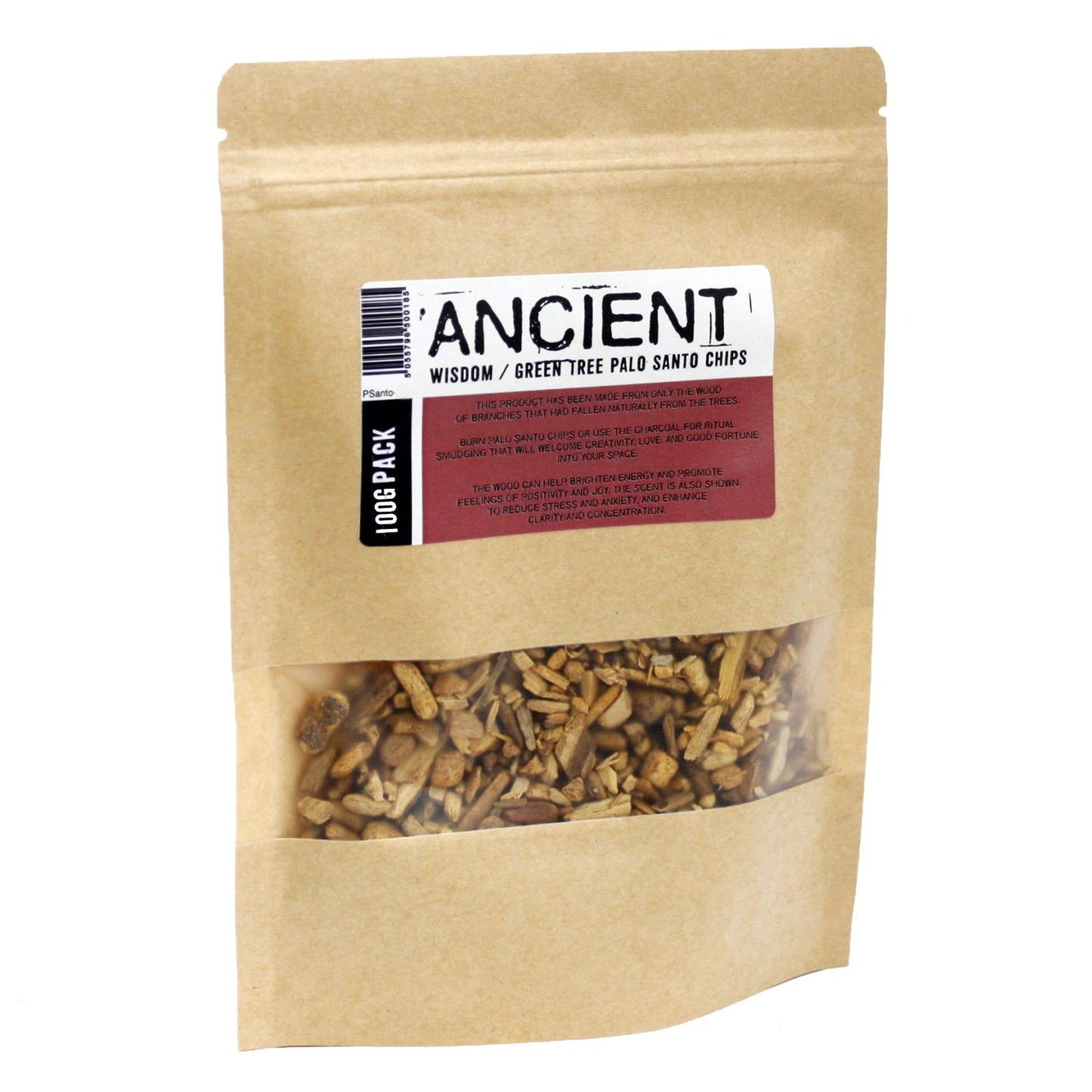 100g Trozos de árbol verde de palo santo - Palo Santo