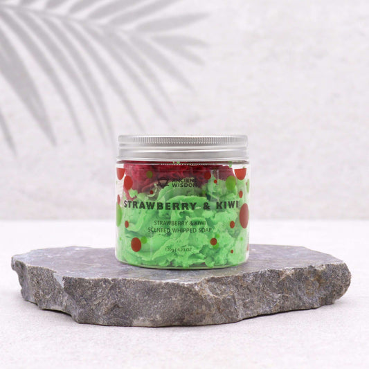 Crème lavante fouettée Fraise et Kiwi 120g