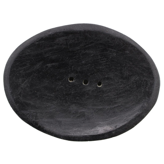 Jabonera Ovalada de Mármol Negro