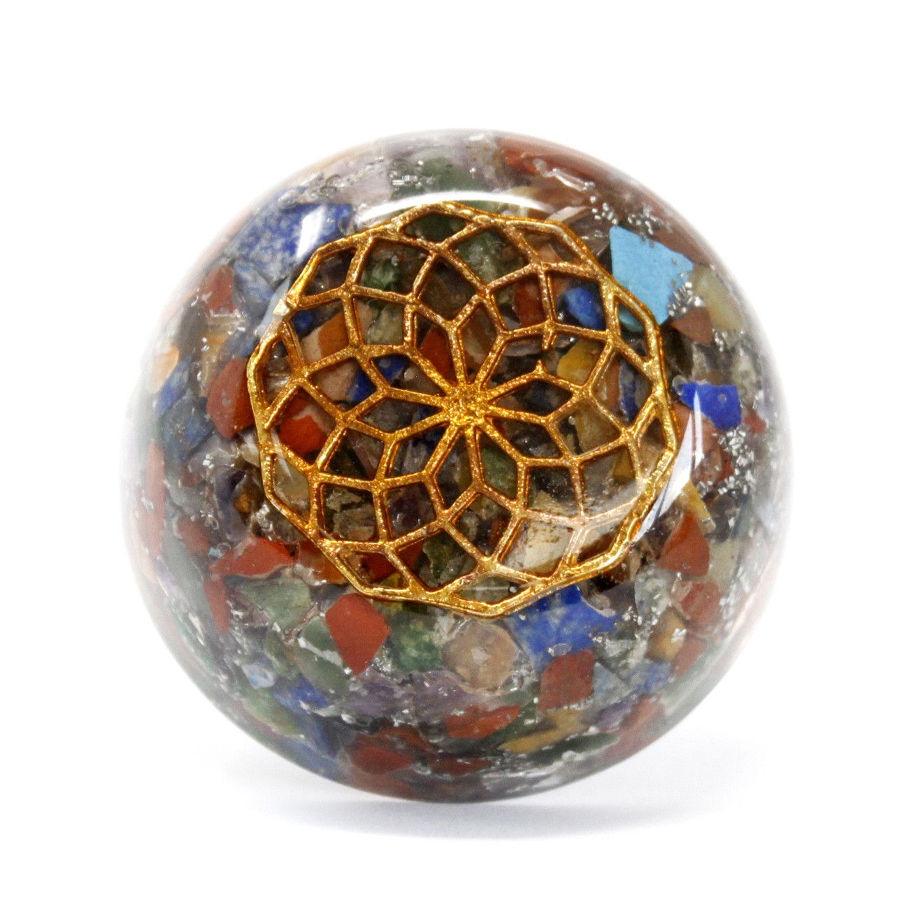 Orgonite de oficina - Piedras múltiples - Paquete de organite de escritorio