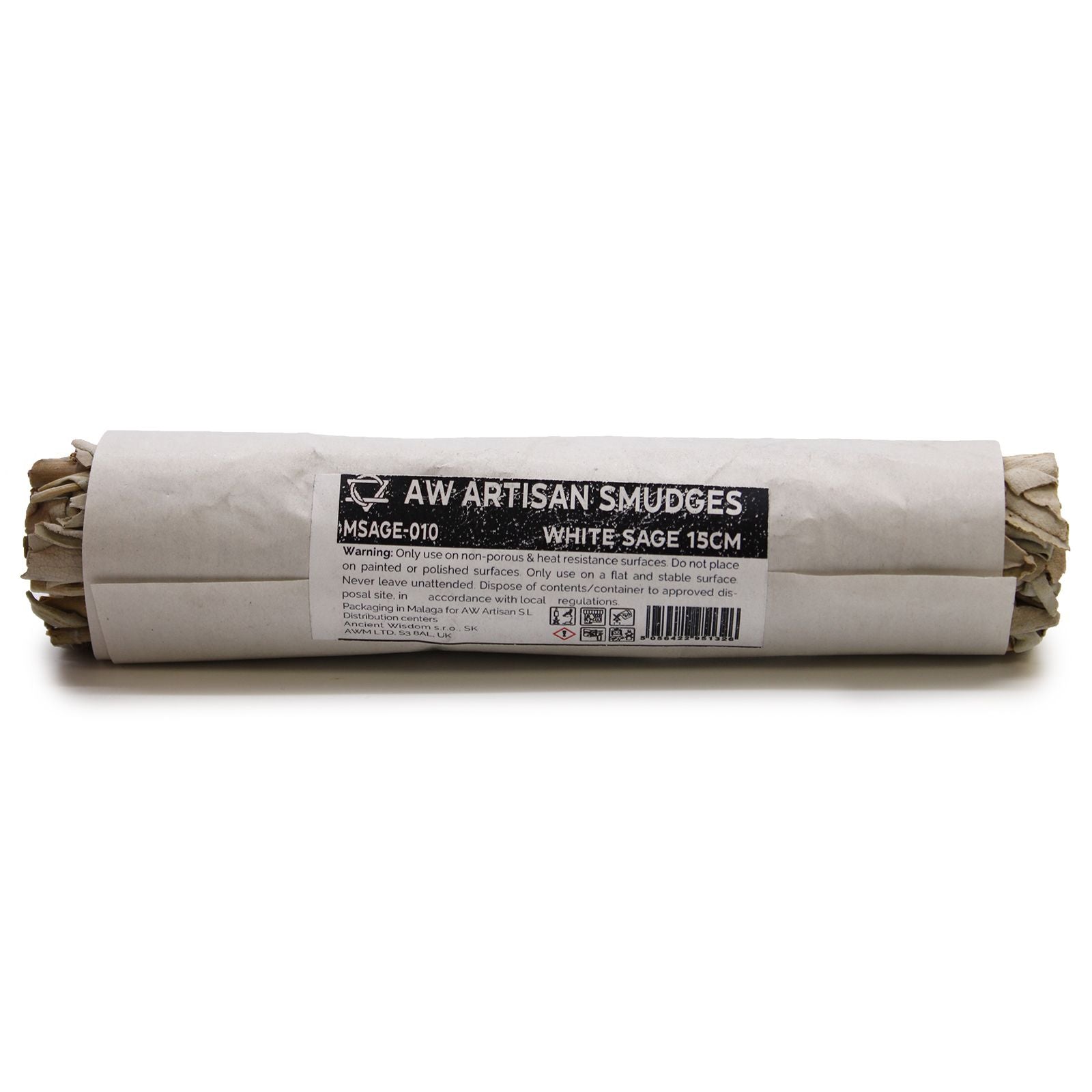 Atado de Hierba - Salvia Blanca 15cm - Atados de Smudge – Envuelto individualmente