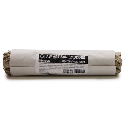 Atado de Hierba - Salvia Blanca 15cm - Atados de Smudge – Envuelto individualmente