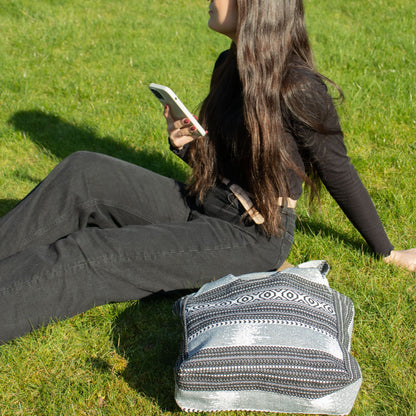 Bolsas de Jacquard Natural - Caravana Urbana - Bolsa Wander Muse