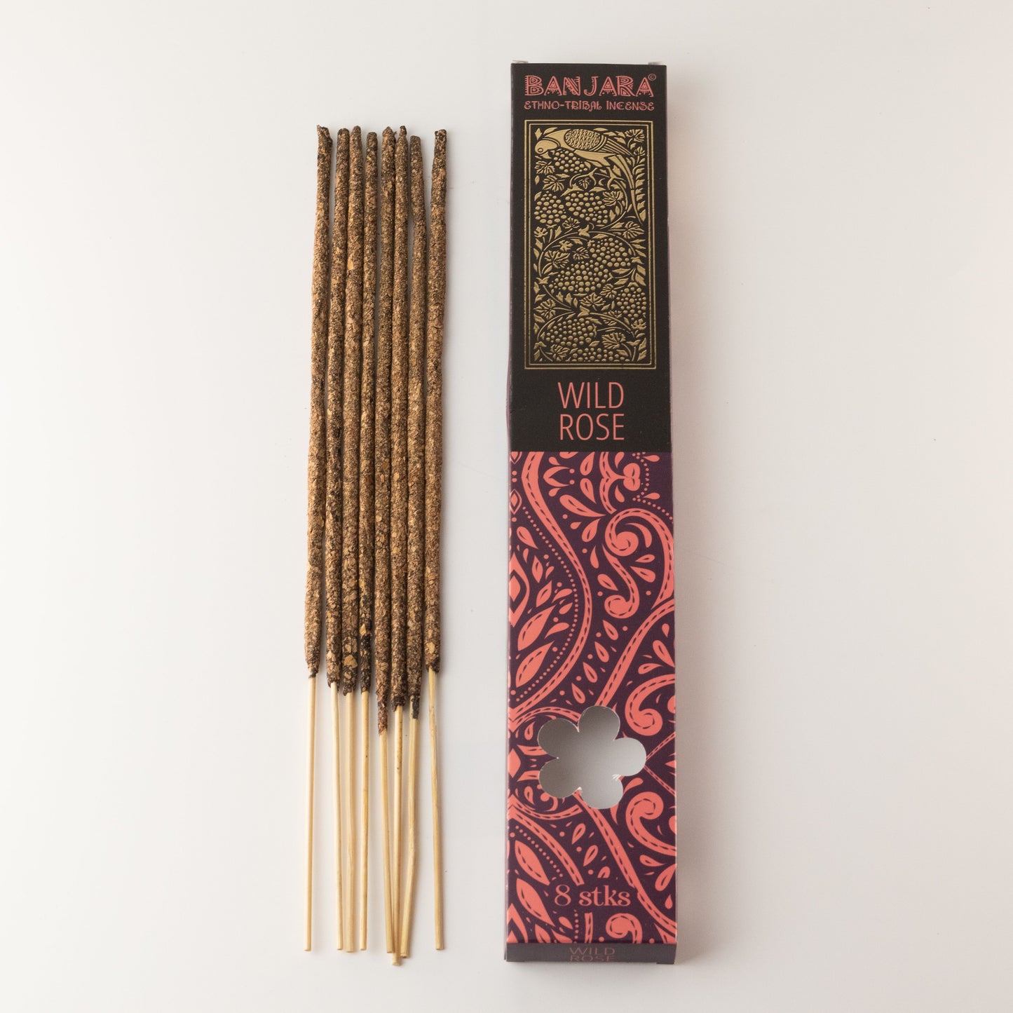 Incienso Banjara Extra Largo - Rosa silvestre - Incienso Banjara Extra Largo, Gift Packaging