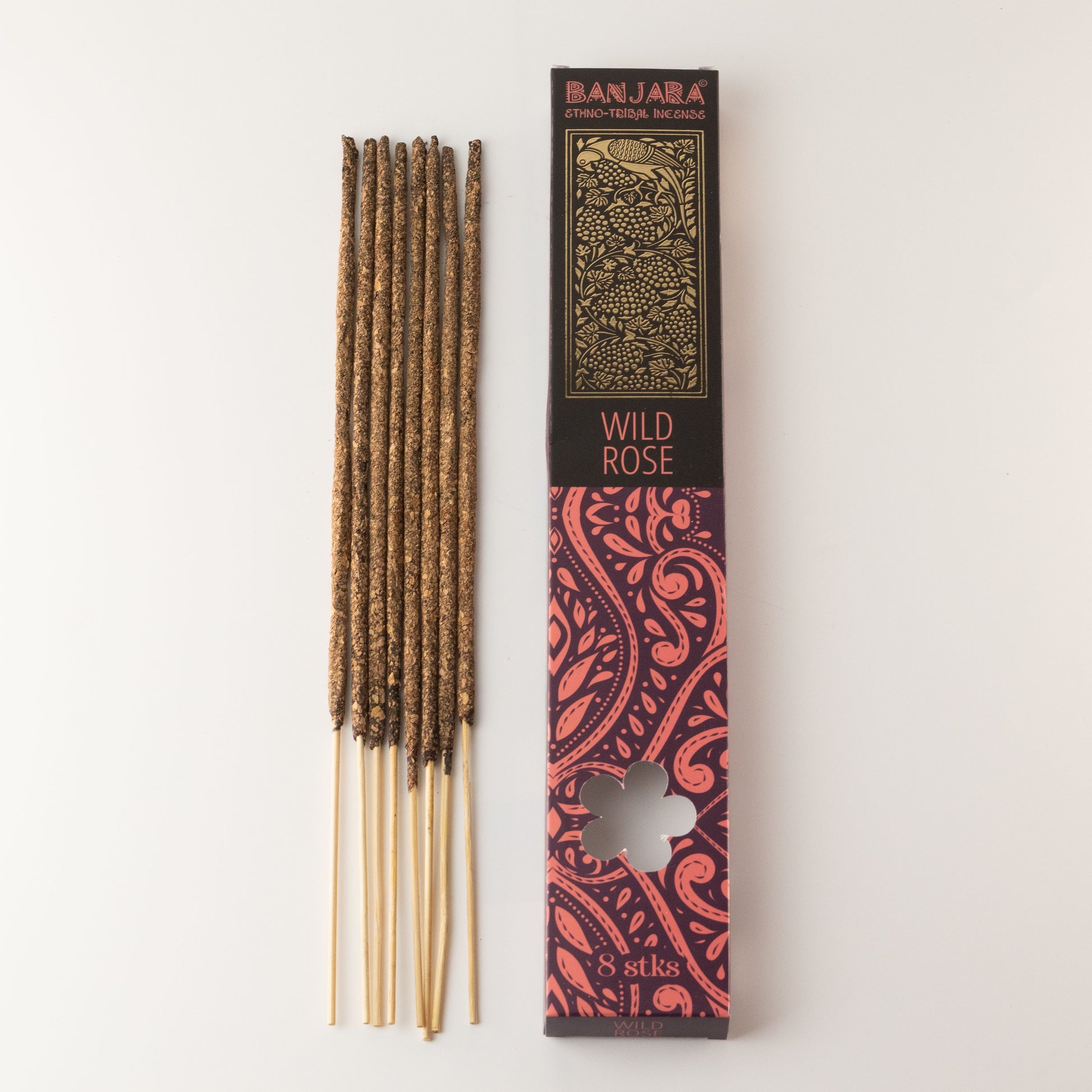 Incienso Banjara Extra Largo - Rosa silvestre - Incienso Banjara Extra Largo, Gift Packaging