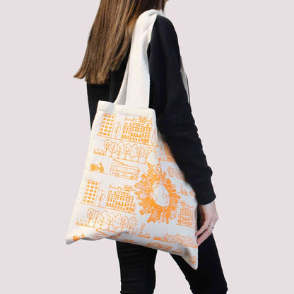 Bolsas de Algodón de Compra Grandes - 38x42cm - Vida Silvestre - 280g