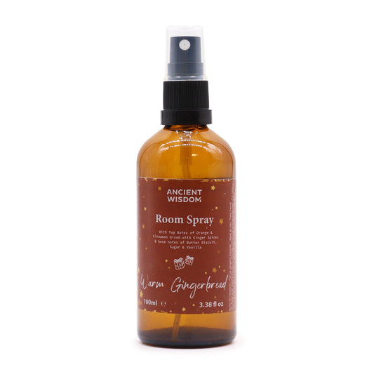 Spray de Fragancia para el hogar y almohadas 100 ml- Casa de jengibre - Sprays de Fragancias Navideñas para el Hogar