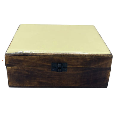 Grande boîte en céramique émaillée - 20x15x7.5cm - Béton