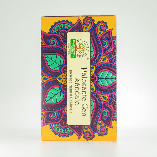 Namaste Mandala Masala Incienso - Palo Santo con Sándalo - Incienso Namaste Mandala Masala