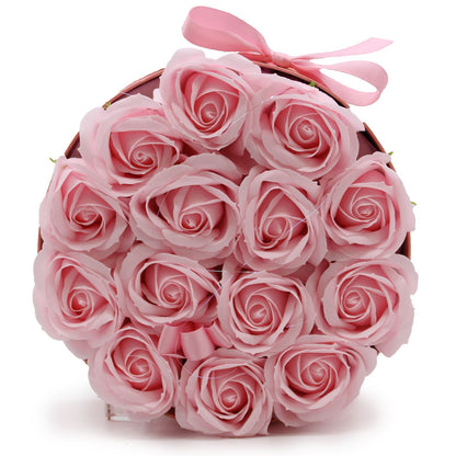 Caja de Regalo - Rosas de Jabón · 14 ud Rosa Redonda