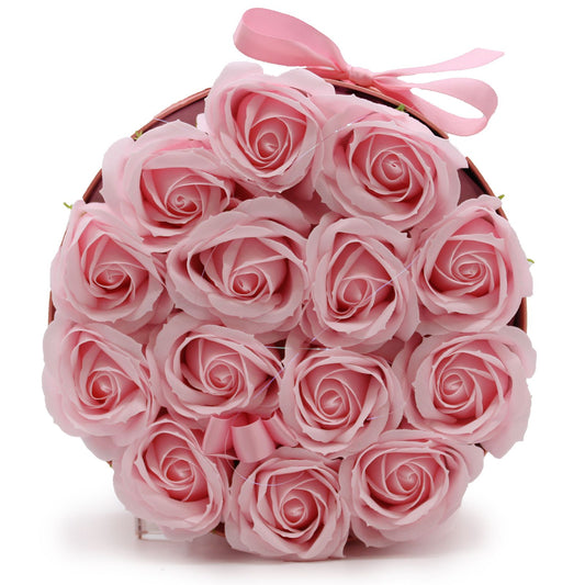 Caja de Regalo - Rosas de Jabón · 14 ud Rosa Redonda