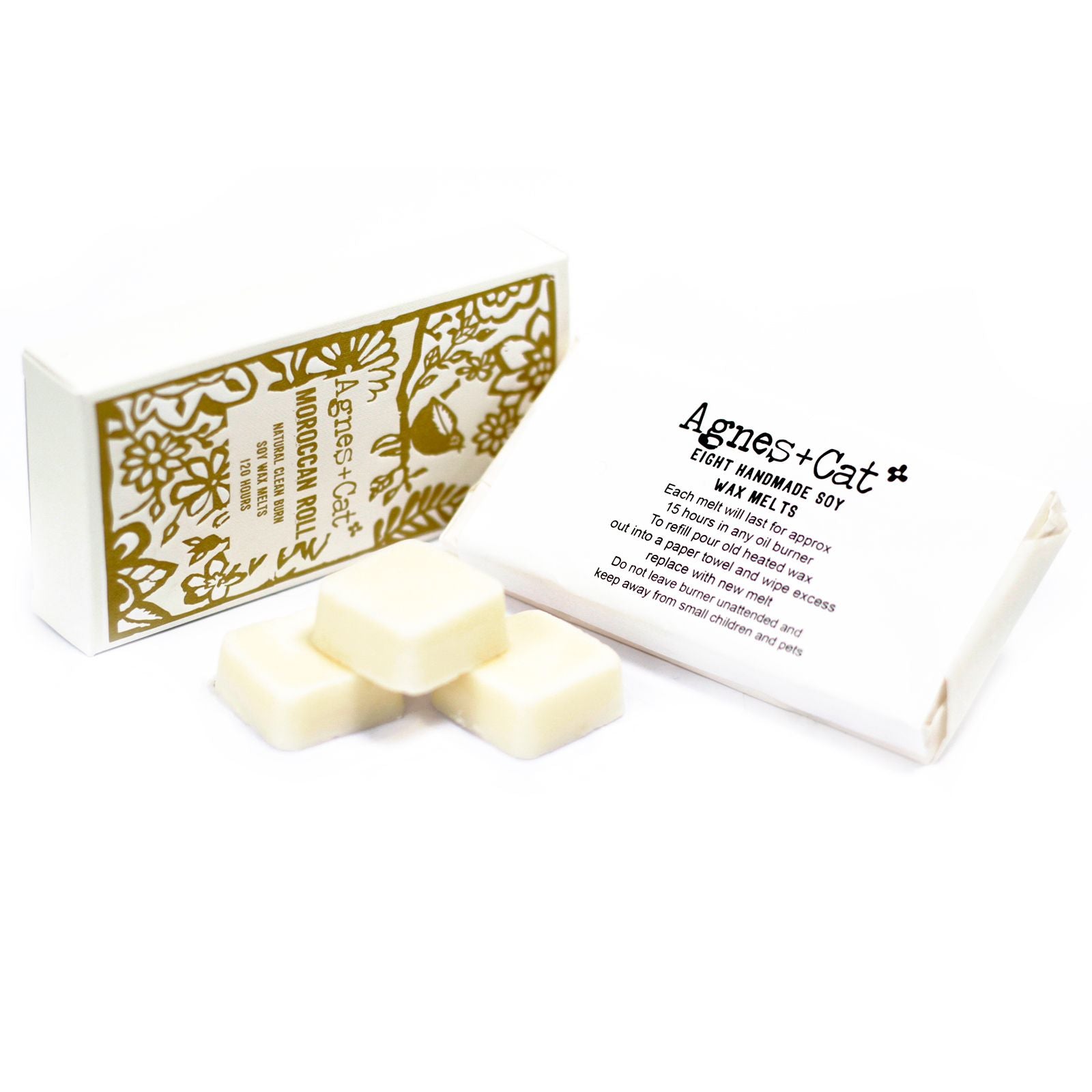 Caja de 8 Ceras - Rollo Marroquí - Agnes + Cat Soy Wax Melts