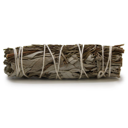 Atado de Hierba - Salvia Blanca y Romero 10cm - Atados de Smudge – Envuelto individualmente