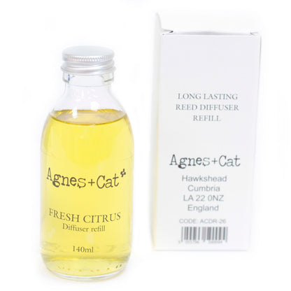 Recambio de Ambientador de Varillas 140ml - Cítricos - Agnes + Cat Reed Diffuser Refills