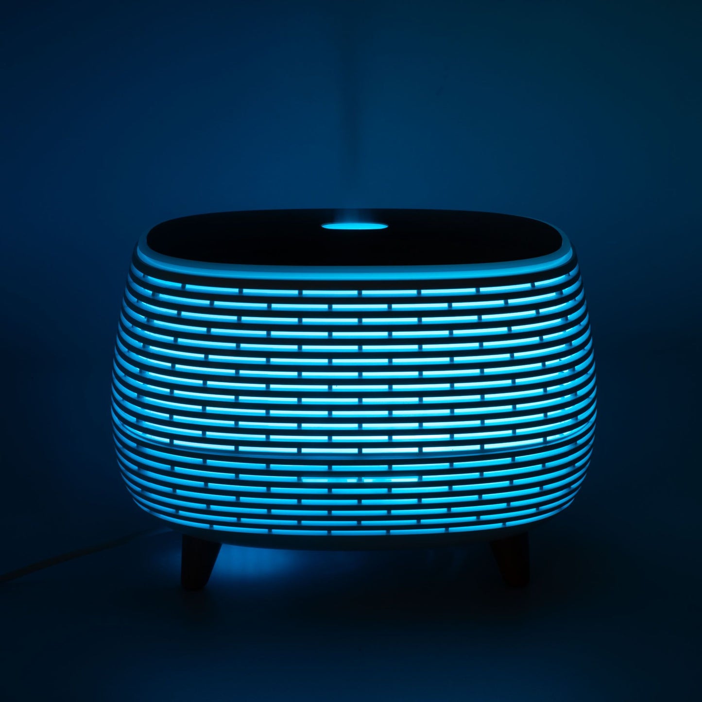 Aromaterapia Futurista con estrías - USB - Cambio de color - Control remoto - Difusores de aromas, aromaterapia
