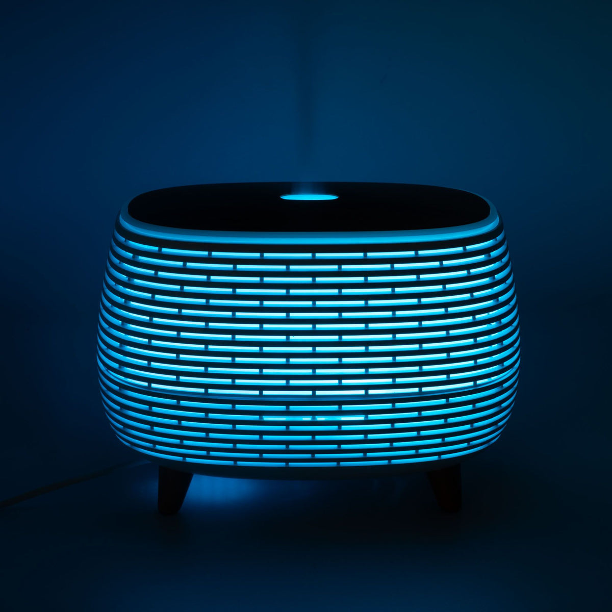 Aromaterapia Futurista con estrías - USB - Cambio de color - Control remoto - Difusores de aromas, aromaterapia
