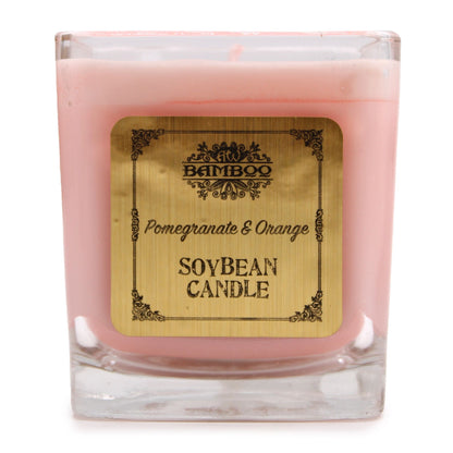 Vela de Cera de Soja - Granada y naranja - Velas de Cera de Soja, cera de soja