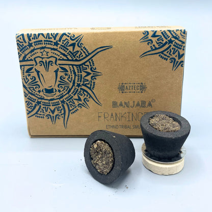 Caja de 6 copas de Resina Banjara - Frankicense