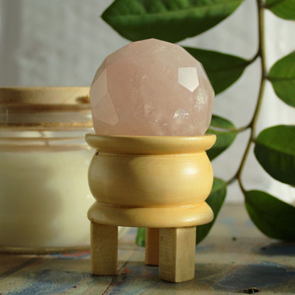 Bola Curativa de Piedras Preciosas y soporte - Amatista - Bolas curativas de piedras preciosas