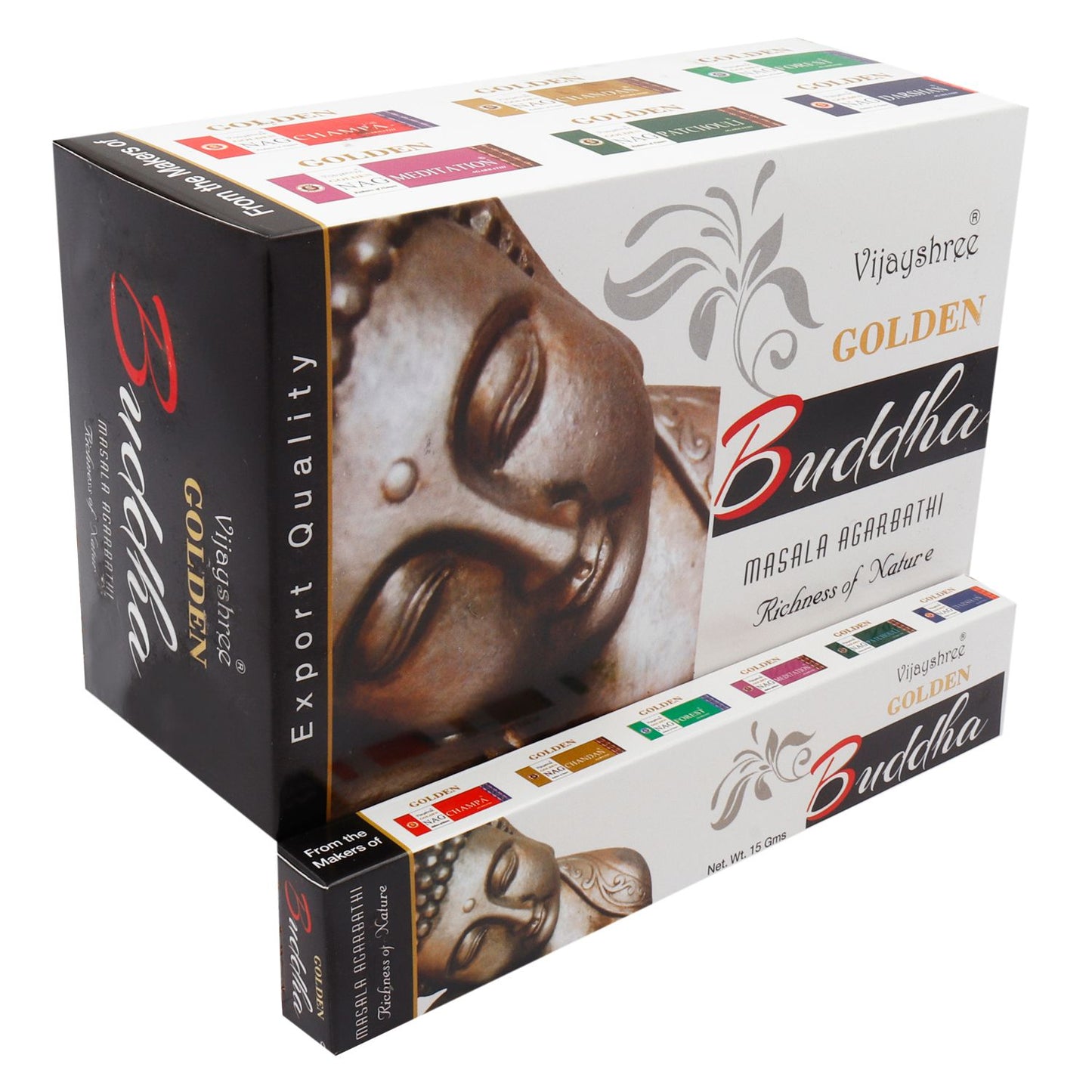 Incienso Buda Dorado de 15 g