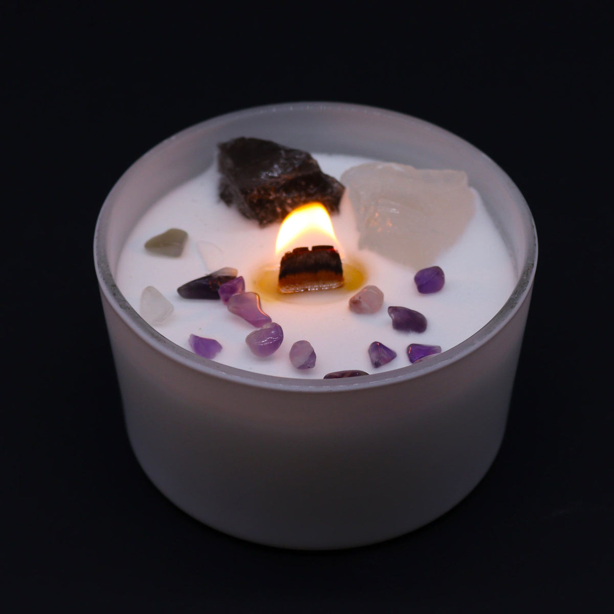 Velas de Cristal de Chakra  - Chakra de la Corona - Velas de Cristal de Chakras