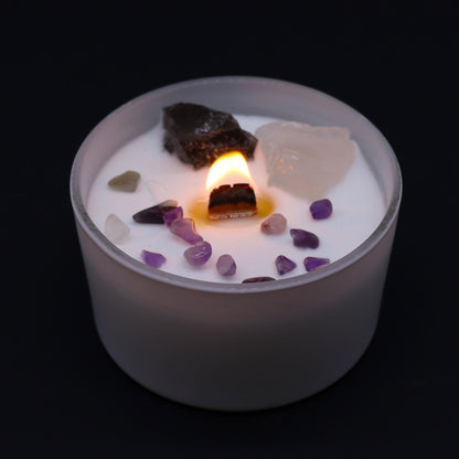 Velas de Cristal de Chakra  - Chakra de la Corona - Velas de Cristal de Chakras