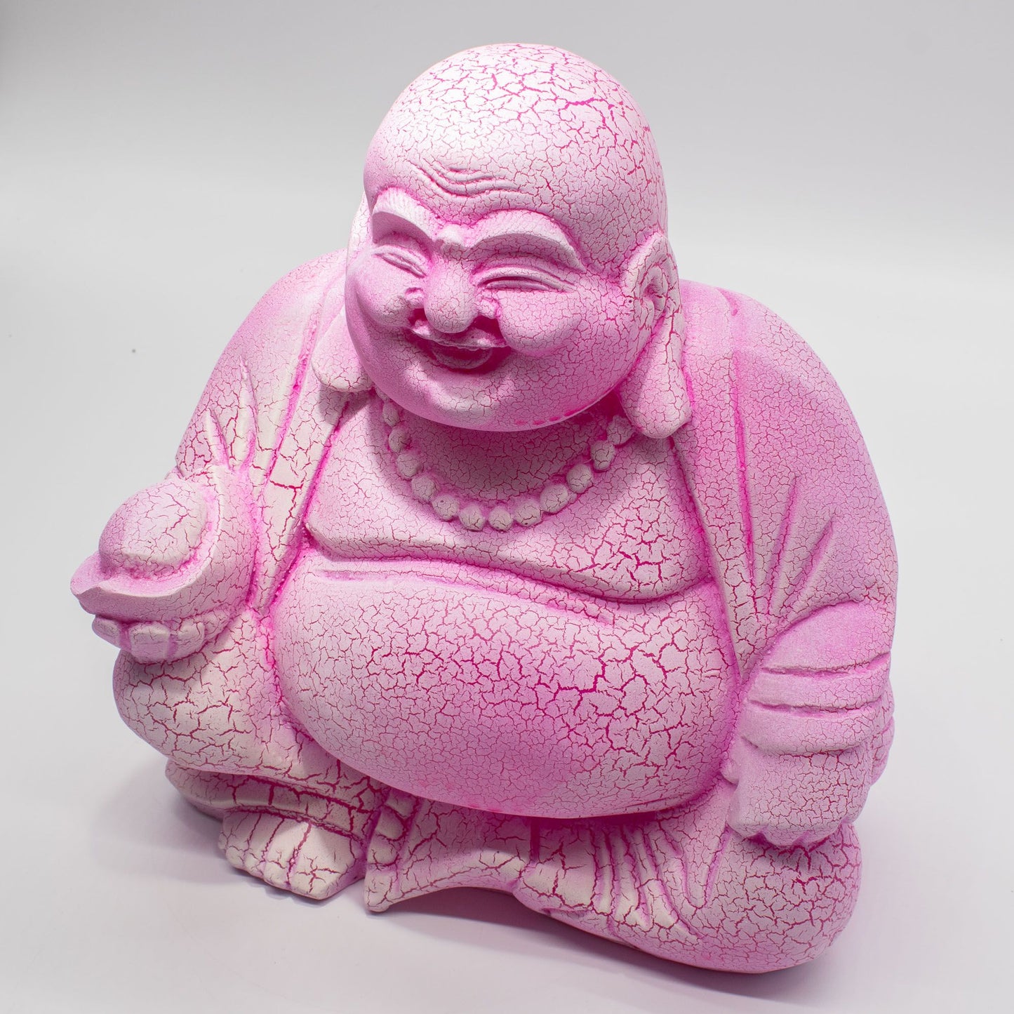 Lámpara del Buda sonriente Fruta del dragón - Base redonda