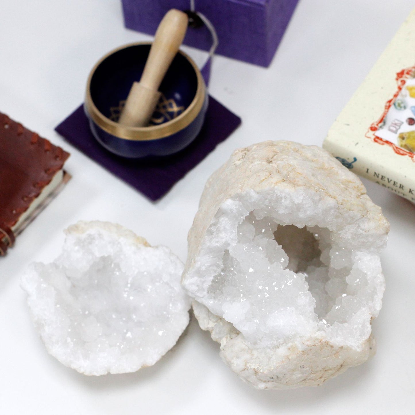 Geodas de Calcita - 15-18 cm - Piedras Geodes de Calcita
