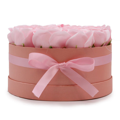 Caja de Regalo - Rosas de Jabón · 14 ud Rosa Redonda