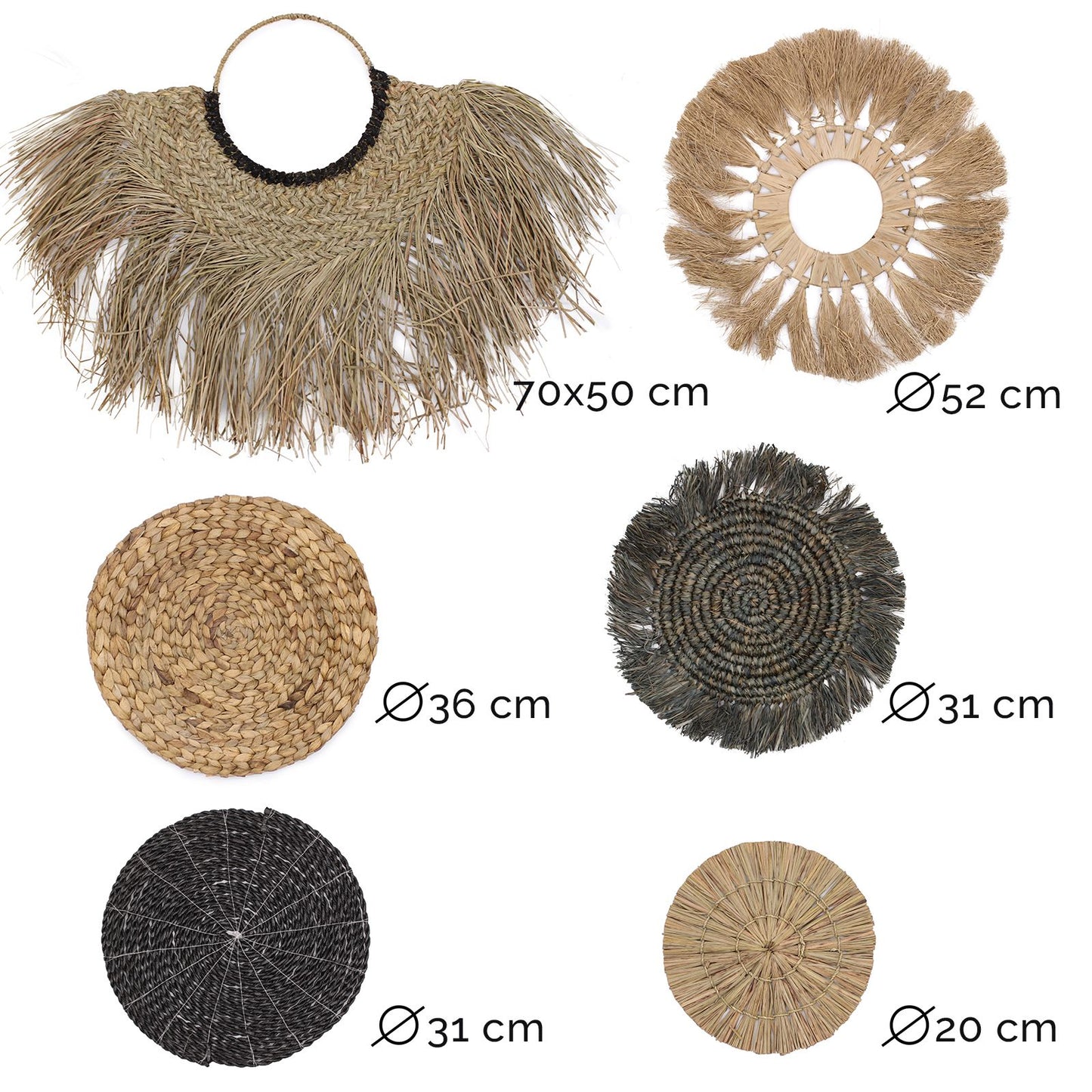 Conjunto de Seis Cuadros Naturales · Colección Bintang
