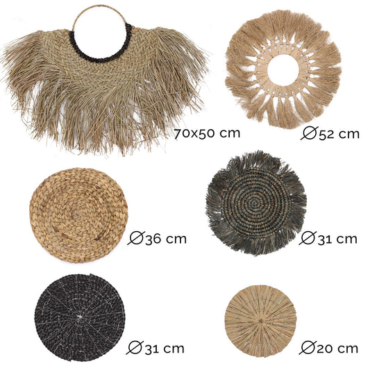 Conjunto de Seis Cuadros Naturales · Colección Bintang