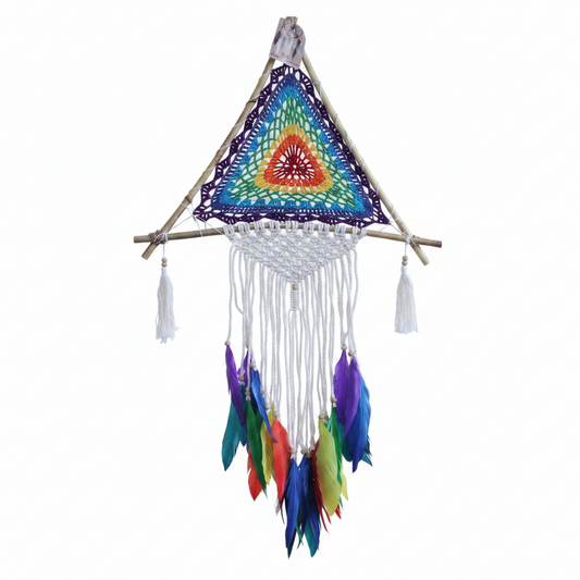 Bali Dreamcatchers - Large Multi Pyramid - Atrapasueños Bali, artesanal