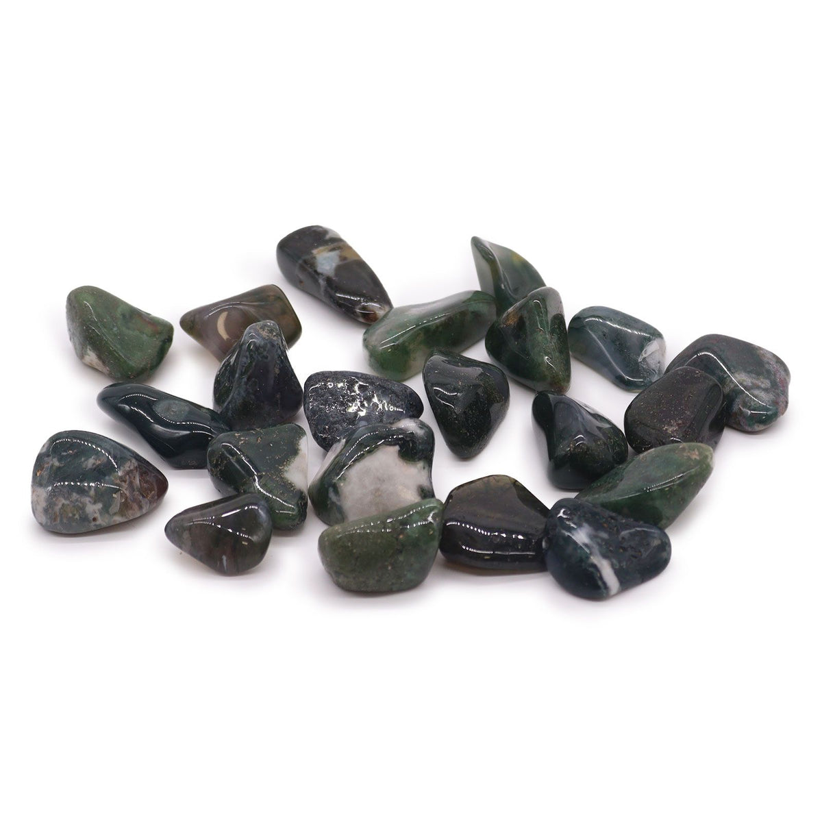 L Tumble Stones - Green Moss - Piedras Naturales Irregulares