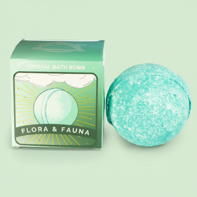 Bomba de baño de cristal elemental - Tierra
