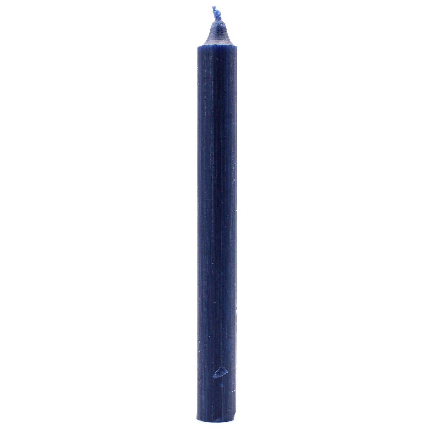 Velas a granel color sólido – azul marino rústico - Paquete de 10