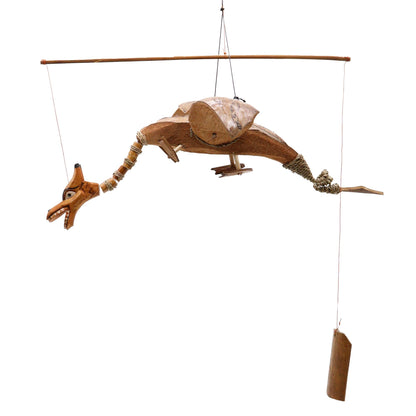 Dragón Volador Natural 37cm