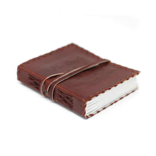 Cuaderno de Cuero Mini · Notas y Pensamientos