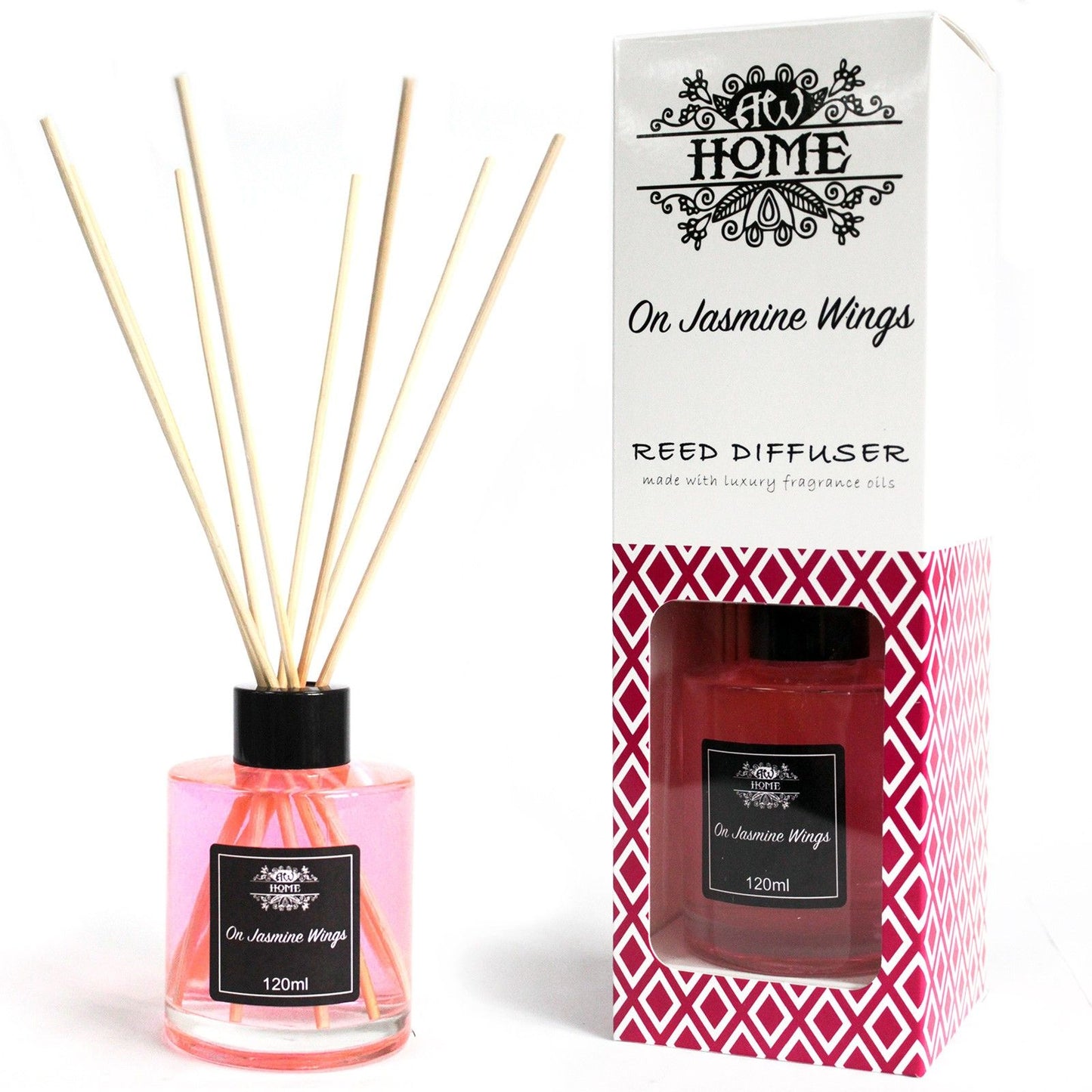 Difusor aromático 120ml - jazmín - Difusor aromático 120ml