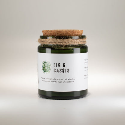 Vela de soja Greenman Woodwick - Higo triturado y grosella negra - Velas de soja Woodwick de Greenman Rituals, Eco Friendly