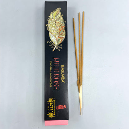 Incienso Banjara Tribal Smudge - Rosa Salvaje - Incienso Banjara Tribal Smudge