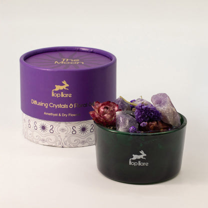 Hop Hare Diffuser Crystals & Floral Set - The Moon