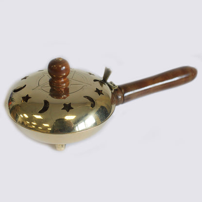 Mayordomo del Incienso Pentagrama - Quemadores de incienso de latón tradicionales, Artisan Product