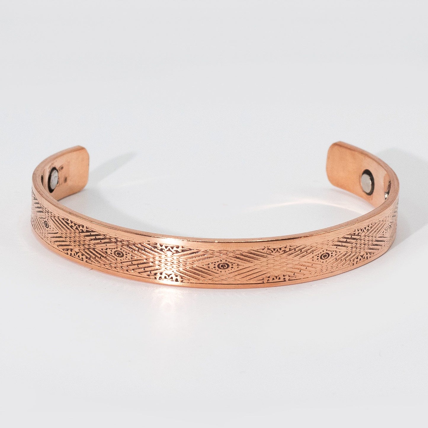 Pulseras Masculinas de Cobre Macizo con Imanes (surtidas)