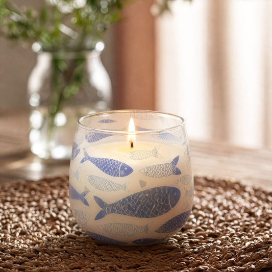 Velas en frasco de vidrio mediano - Seabreeze