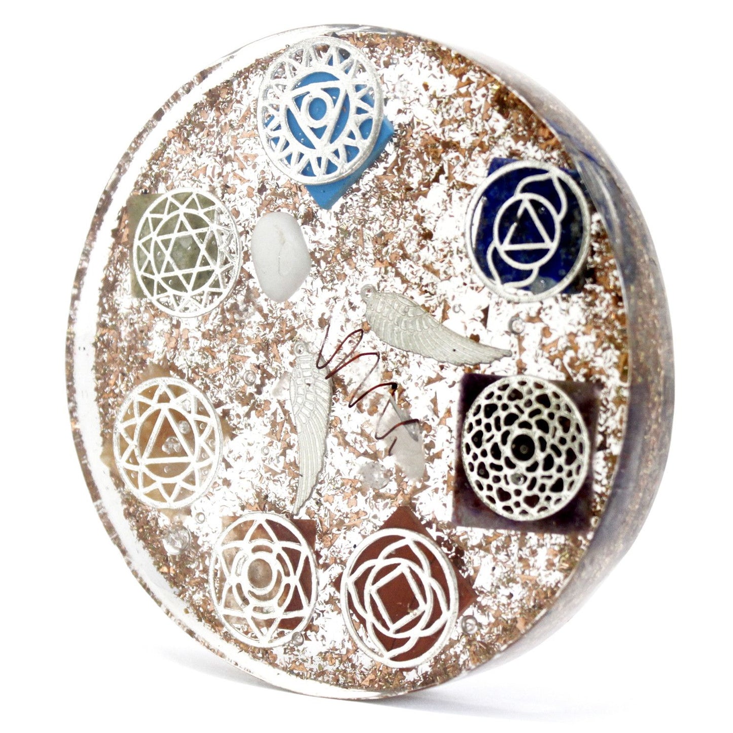Orgonite de oficina - Angel - Grande - Paquete de organite de escritorio