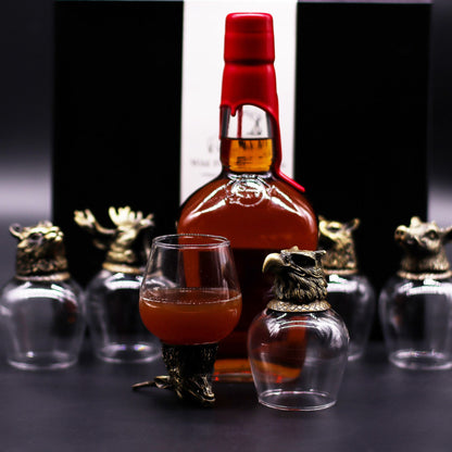 Set de regalo de 6 vasos (50ml) - Criaturas Místicas - Bronce Antiguo