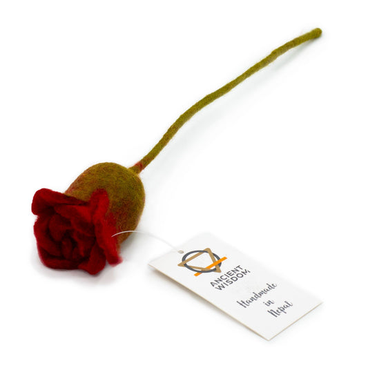 Felt flowers - Red roses