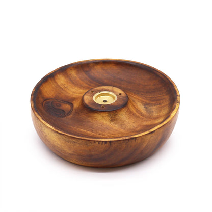 Disco porta incienso para conos y varillas - Ying & Yang - Soporte de Incienso