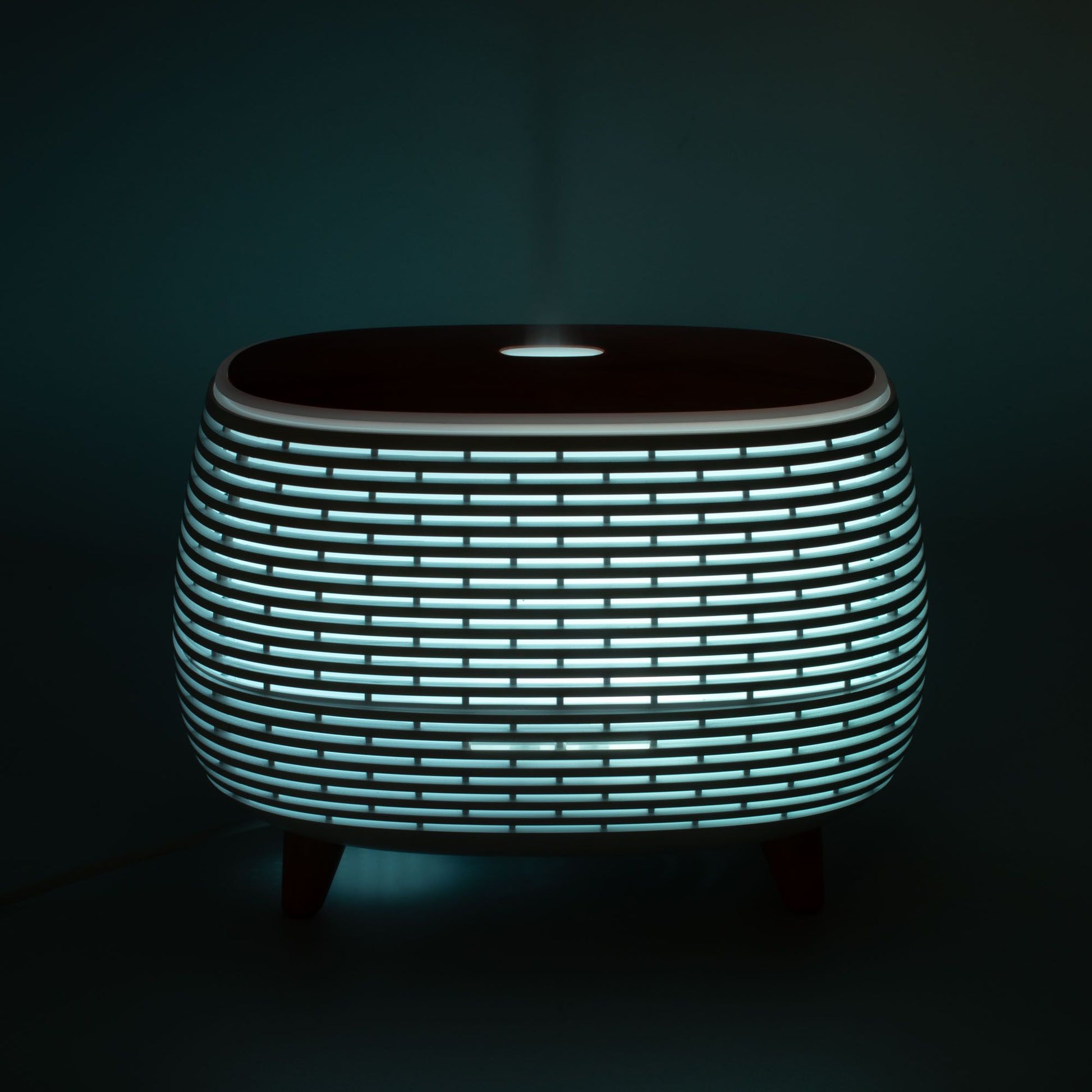 Aromaterapia Futurista con estrías - USB - Cambio de color - Control remoto - Difusores de aromas, aromaterapia